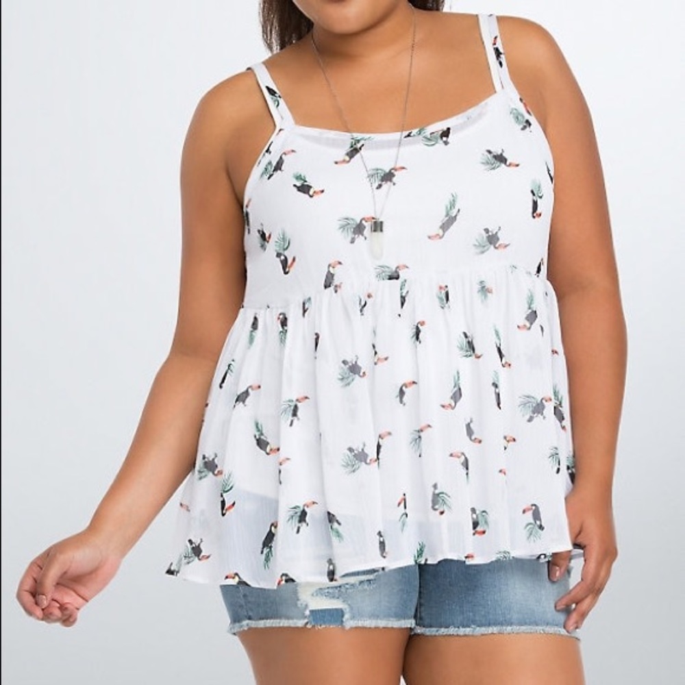 Torrid Toucan Print Tank Top